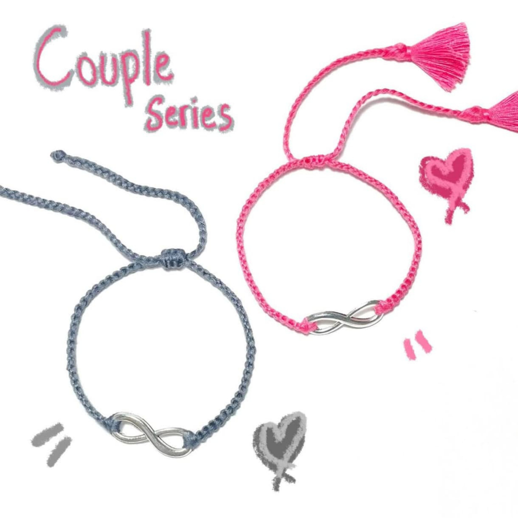 URNINTHASTUFF | KNOT SERIES | Gelang Couple |  Gelang Infinity | Gelang Benang Infinity | Gelang Tal