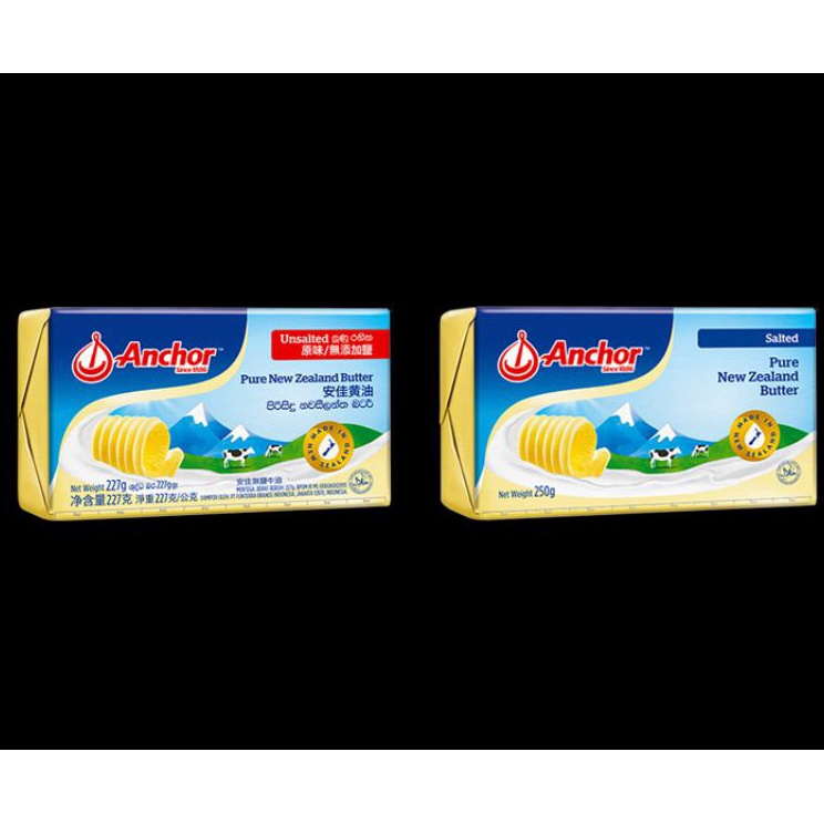

Bisa Cod Anchor salted unsalted butter mentega import