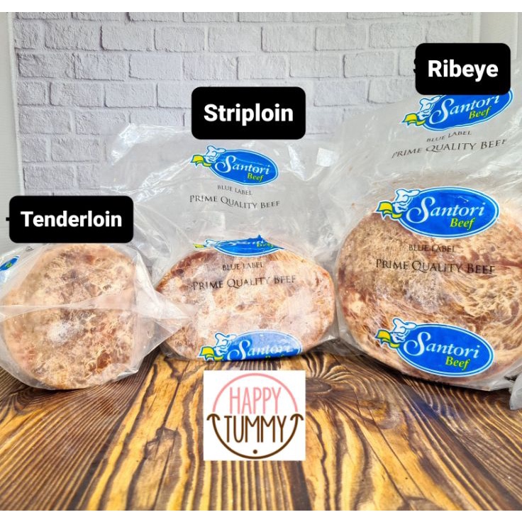 

BISA COD Santori blue label wagyu steak meltique isi 5 daging sapi import ribeye tenderloin striploin