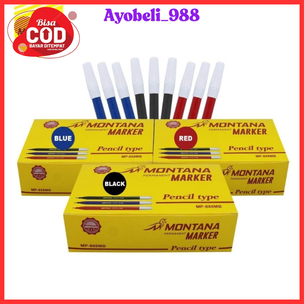 

【AYOBELI988】Spidol Kecil Permanen Safari Brand Marker Permanent Tahan Air