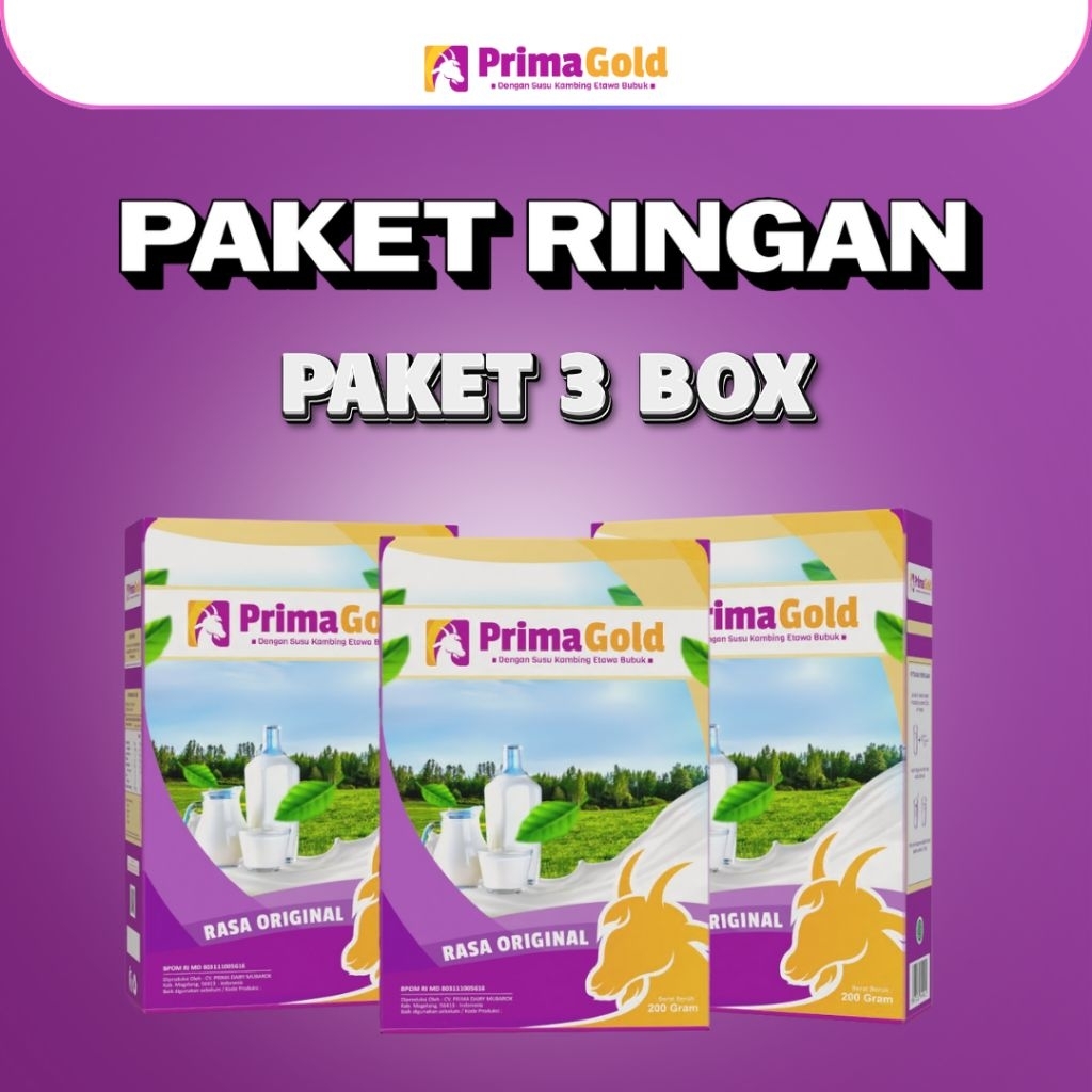 

SUSU ETAWA PRIMA GOLD PAKET 3 BOX | ORIGINAL