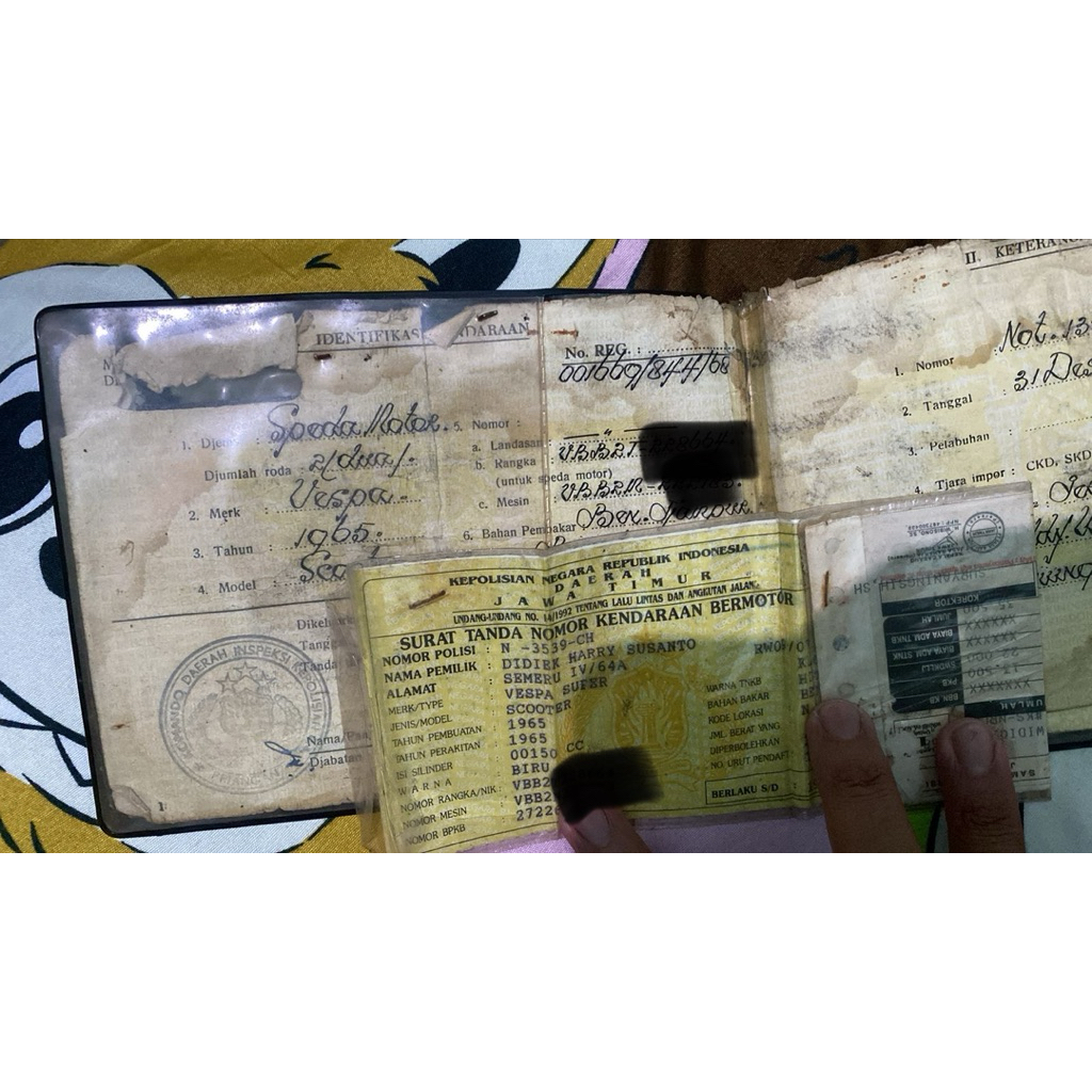 BUKU VESPA VBB 1965