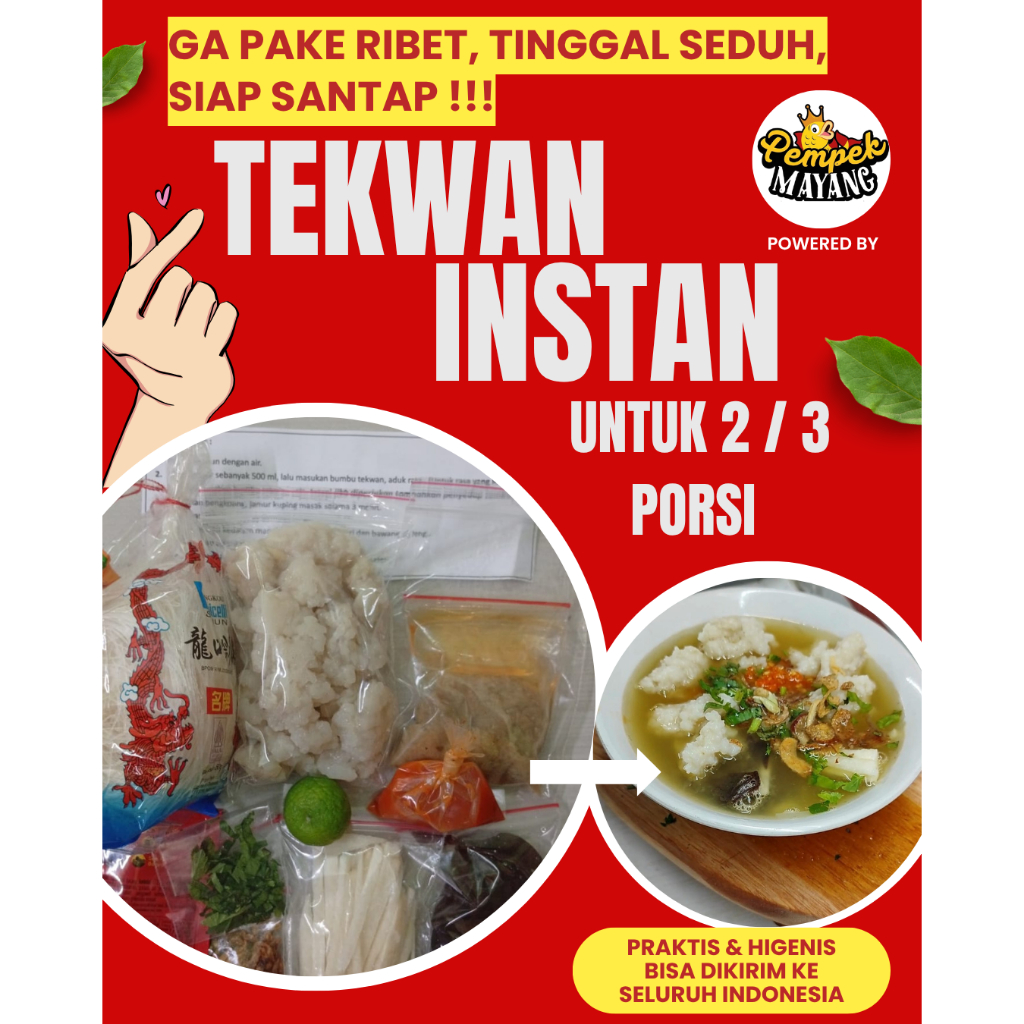 

TEKWAN INSTAN, GAK PAKE RIBET, TINGGAL SEDUH, LANGSUNG SANTAP