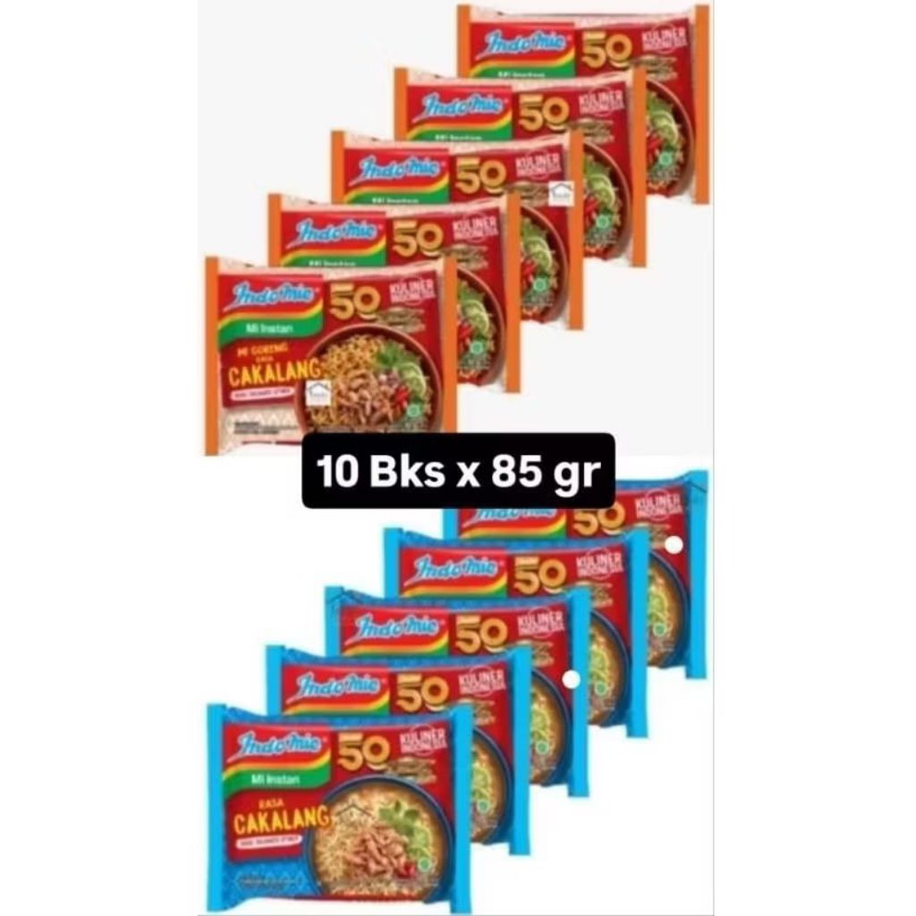 

PAKET INDOMIE GORENG DAN KUAH CAKALNG PER 10