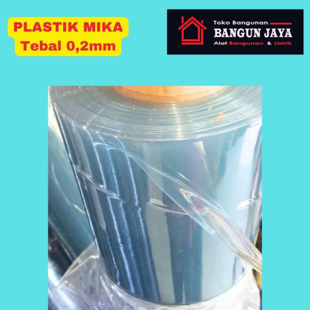 PLASTIK MIKA TRANSPARAN LENTUR MEJA
