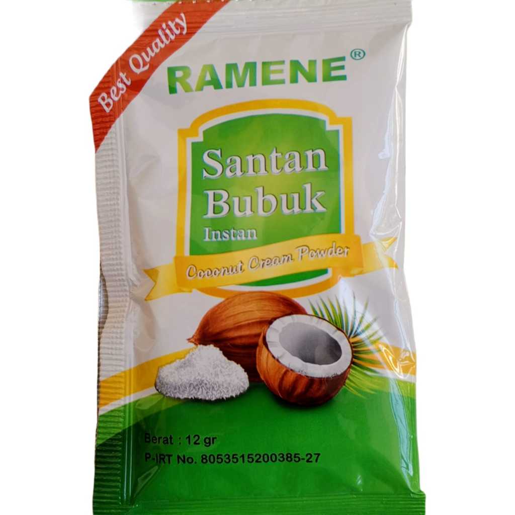 

Santan bubuk Ramene 12 gr (isi 10 sachet)
