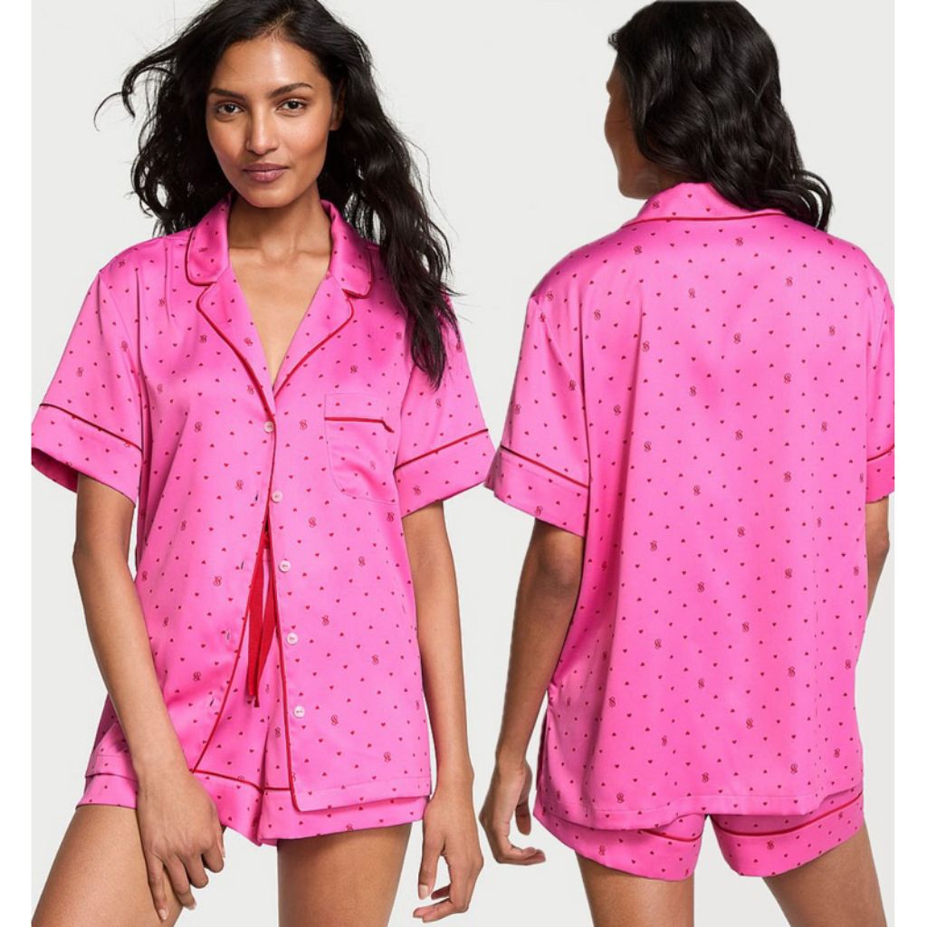 VS Set Pajamas Pink (BACA DESKRIPSI)
