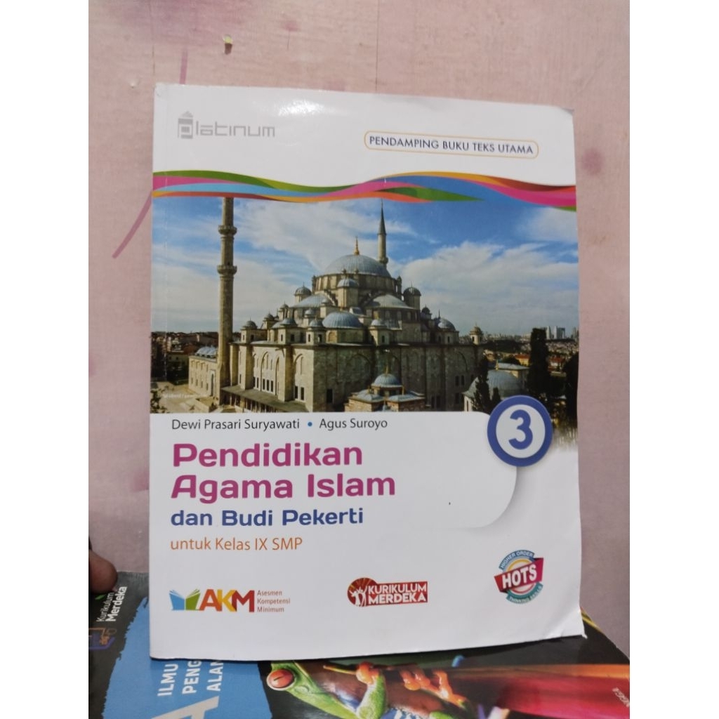 buku agama islam, seni teater kelas 9/IX/3 smp mts platinum kurikulum merdeka