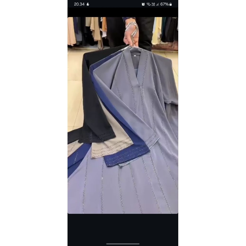 preloved abaya/gamis saudi