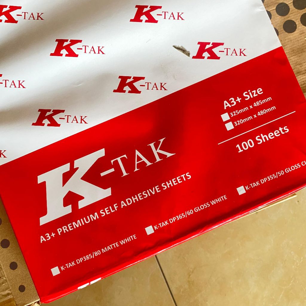 

Sticker Vinyl Glossy K-TAK A3+