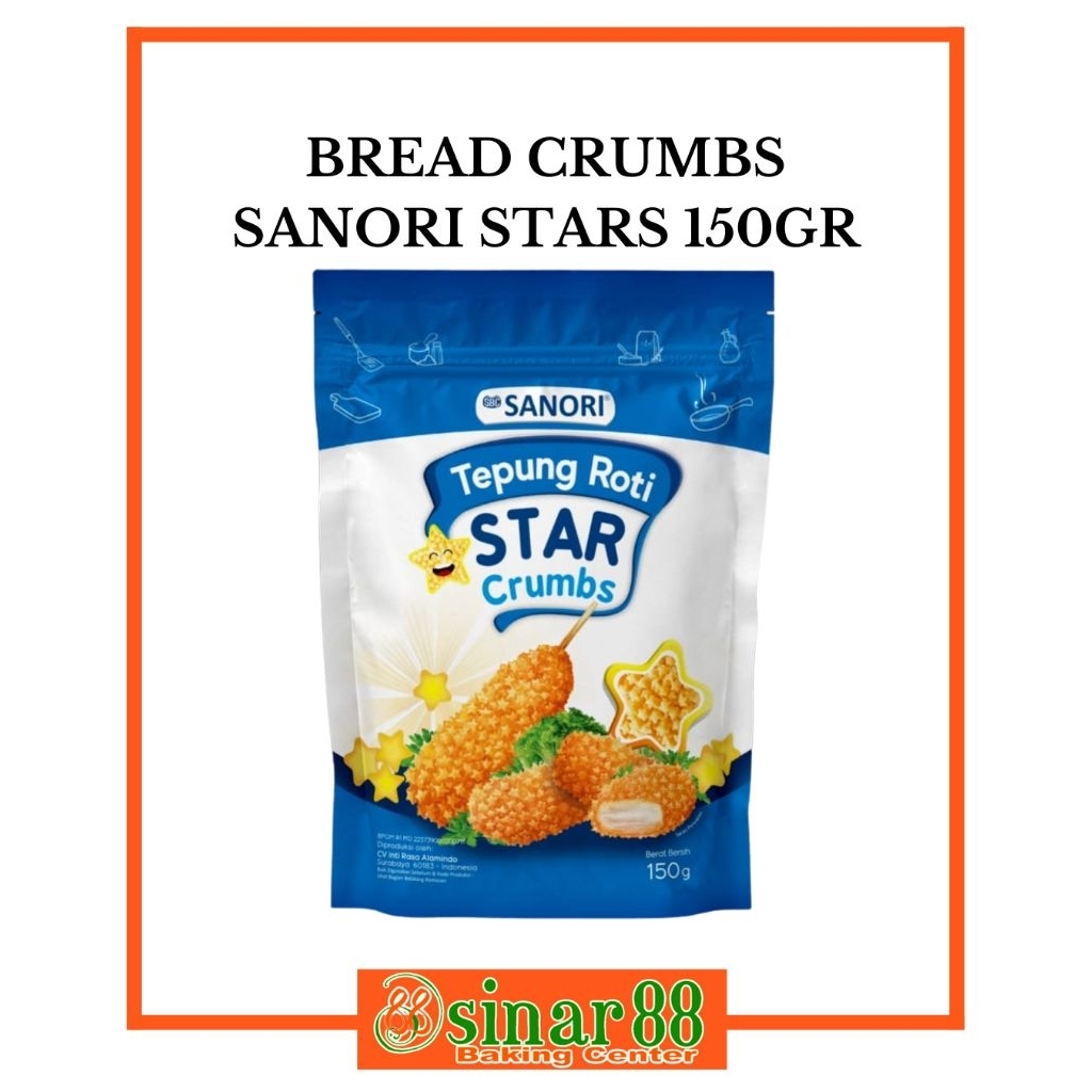 

BREAD CRUMBS SANORI STARS 150GR