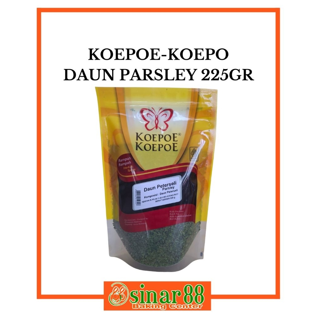 

Koepoe Daun Peterseli Parsley Rait Bersih 225 g