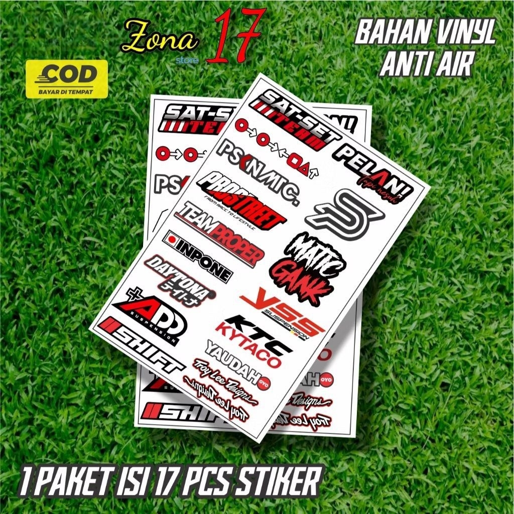 STICKER STIKER RACING HOLOGRAM STIKER MOTORSTICKER HELM, stciker pack stiker helm stiker estetik sti