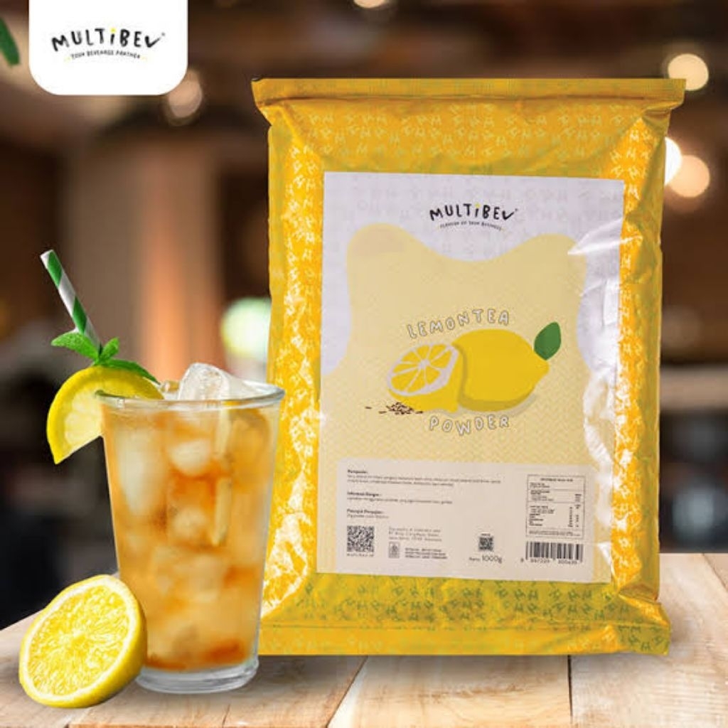 

Lemon tea powder Multibev 1kg -minuman bubuk rasa lemontea