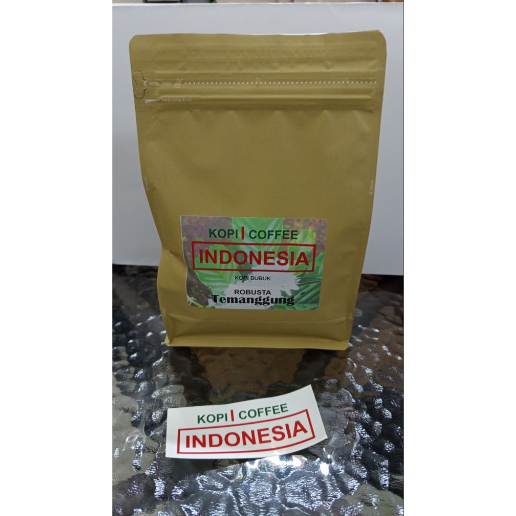 

Kopi Indonesia Robusta 500 gr Kopi Bubuk Roasting Medium Grinding Fine Red Cherry Processing