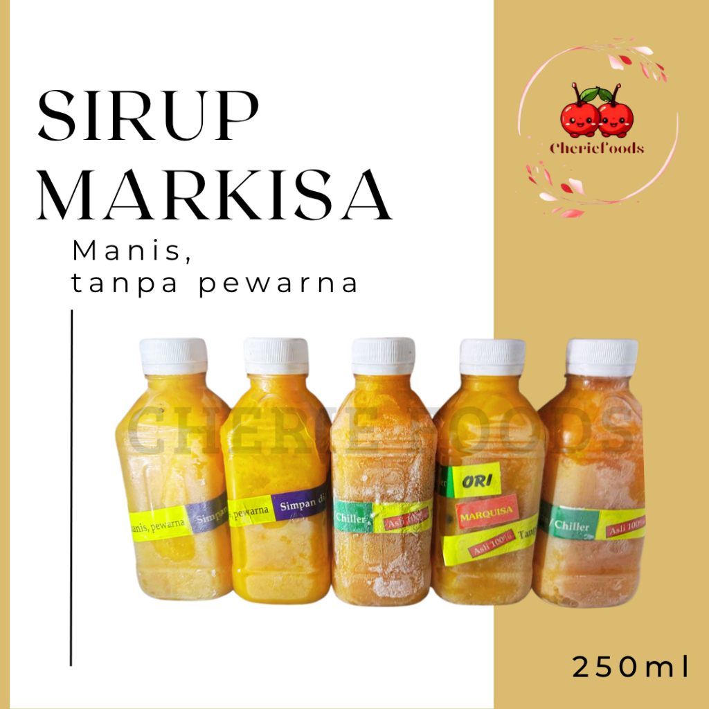 

Sirup Markisa Brastagi Homemade – 100% Buah Asli | 250ml