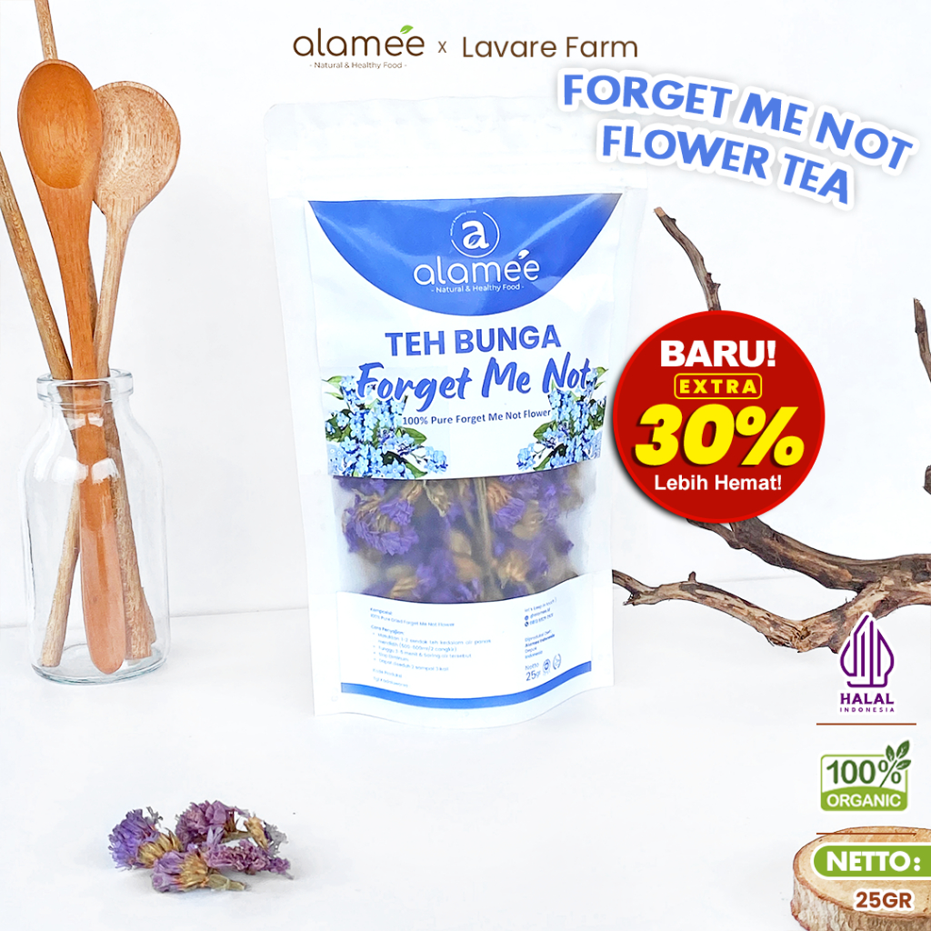 

ALAMEE Teh Forget Me Not Dried Flower Tea Bunga Organik Kering 25gr BUMA
