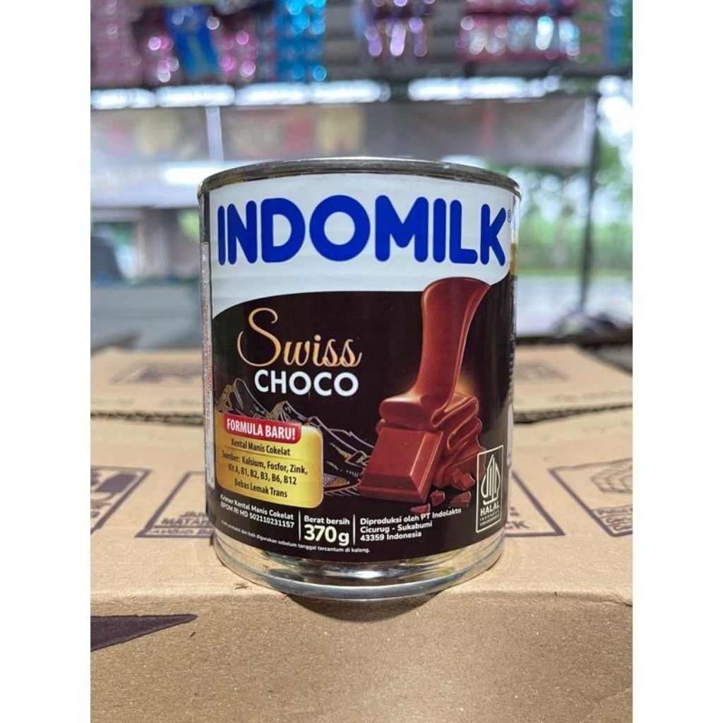 

Indomilk kaleng 370gr ready rasa coklat Susu Kental Manis Indomilk Kaleng
