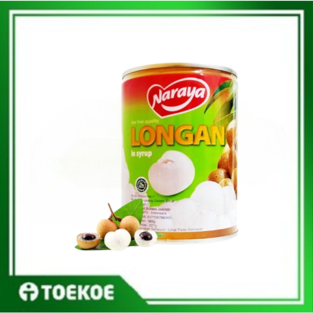 

TOEKOE Naraya Longan Heavy Syrup Kelengkeng Kaleng 565gr
