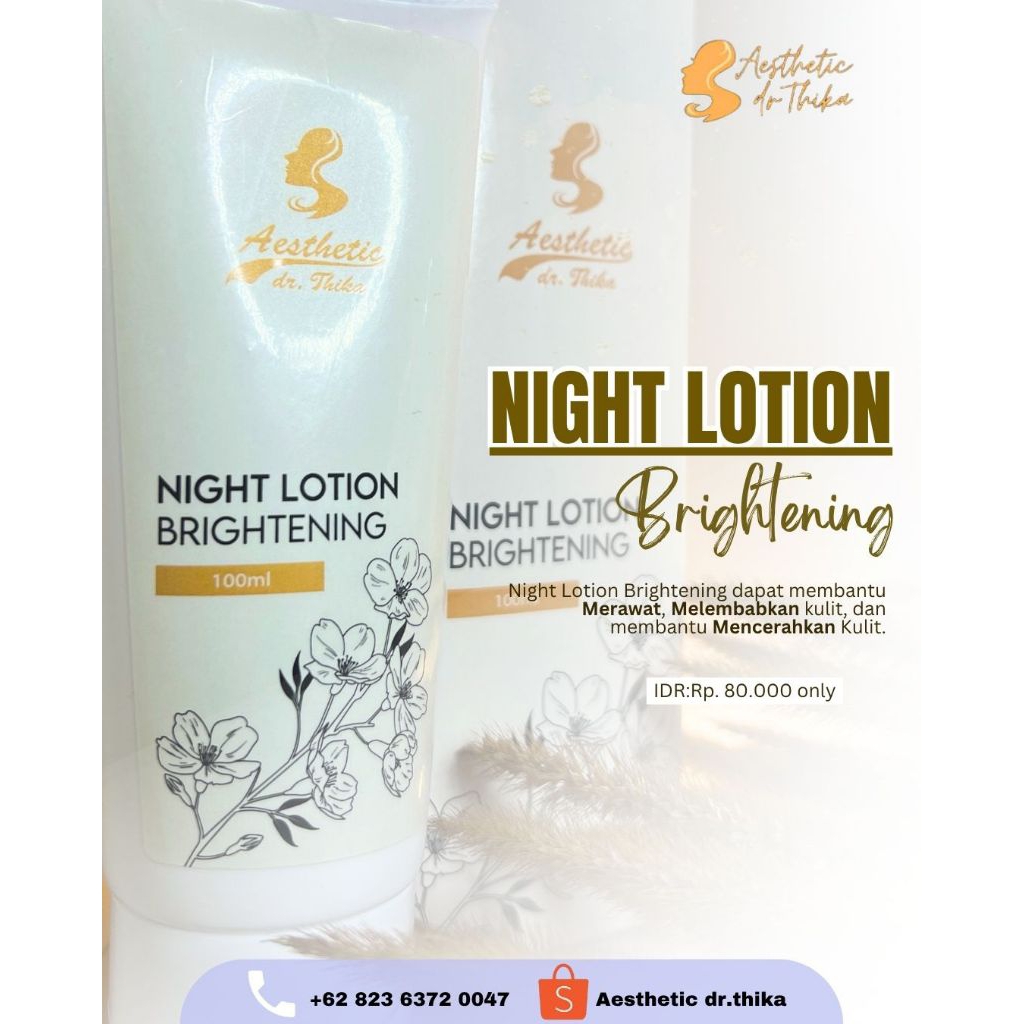 Night Lotion Brightening/ Hand Body Lotion Mencerahkan/ HB Brightening