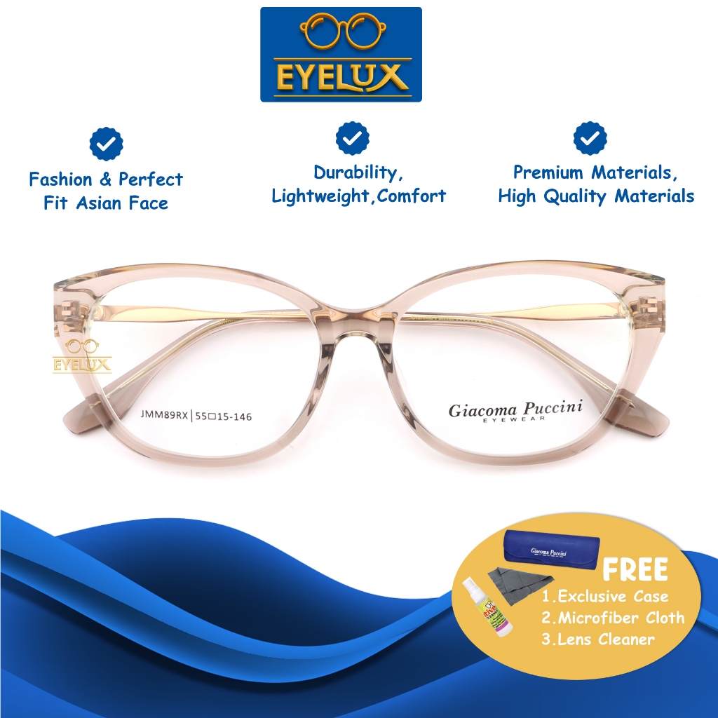 Giacoma Puccini Eyewear / GP JMM-89RX / 55-15-146 / Frame Kacamata Giacoma Puccini ORIGINAL