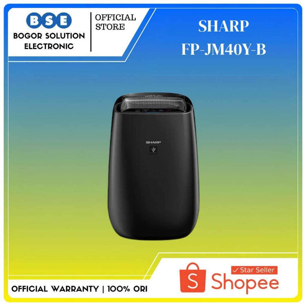 SHARP FP-JM40Y-B Air Purifier with Mosquito Catchers SHARP AIR PURIFIER FPJM40YB