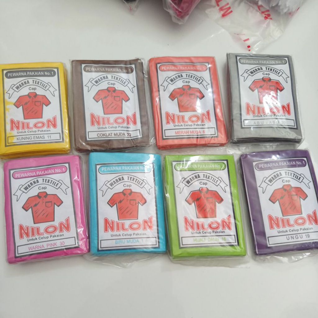 pewarna pakaian/ pewarna textile/ pewarna kain/  pewarna celup pakaian