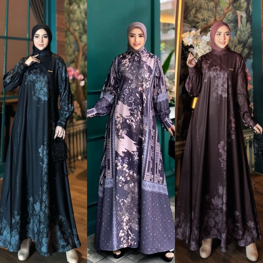 dress Ameera ayda lady ice Aaliyah dress premium by syafeera Aisyah dress import HQ premium quality
