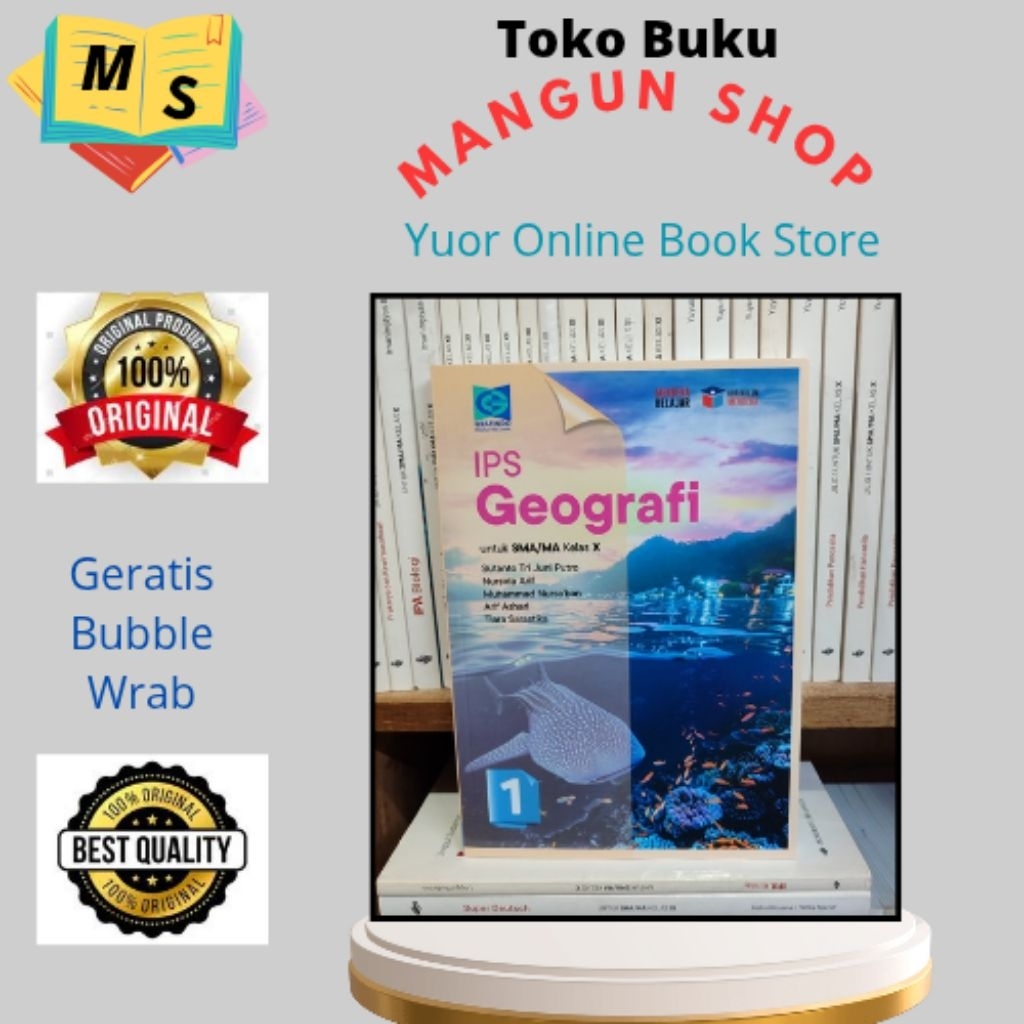 Buku IPS Geografi SMA Kelas X.10 Kurikulum Merdeka Grafindo
