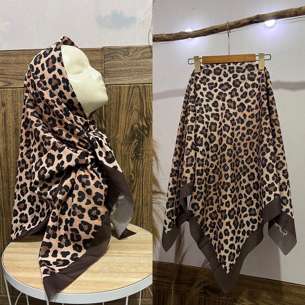 HIJAB VOAL MOTIF TERBARU/VOAL MOTIF LEOPARD/HIJAB VOAL MOTIF SEGI EMPAT/HIJAB SEGI EMPAT VOAL MOTIF 