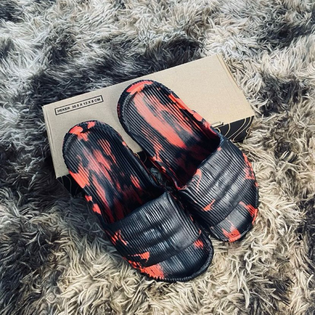 (dulux )sendal slop pria dewasa dengan desain elegan