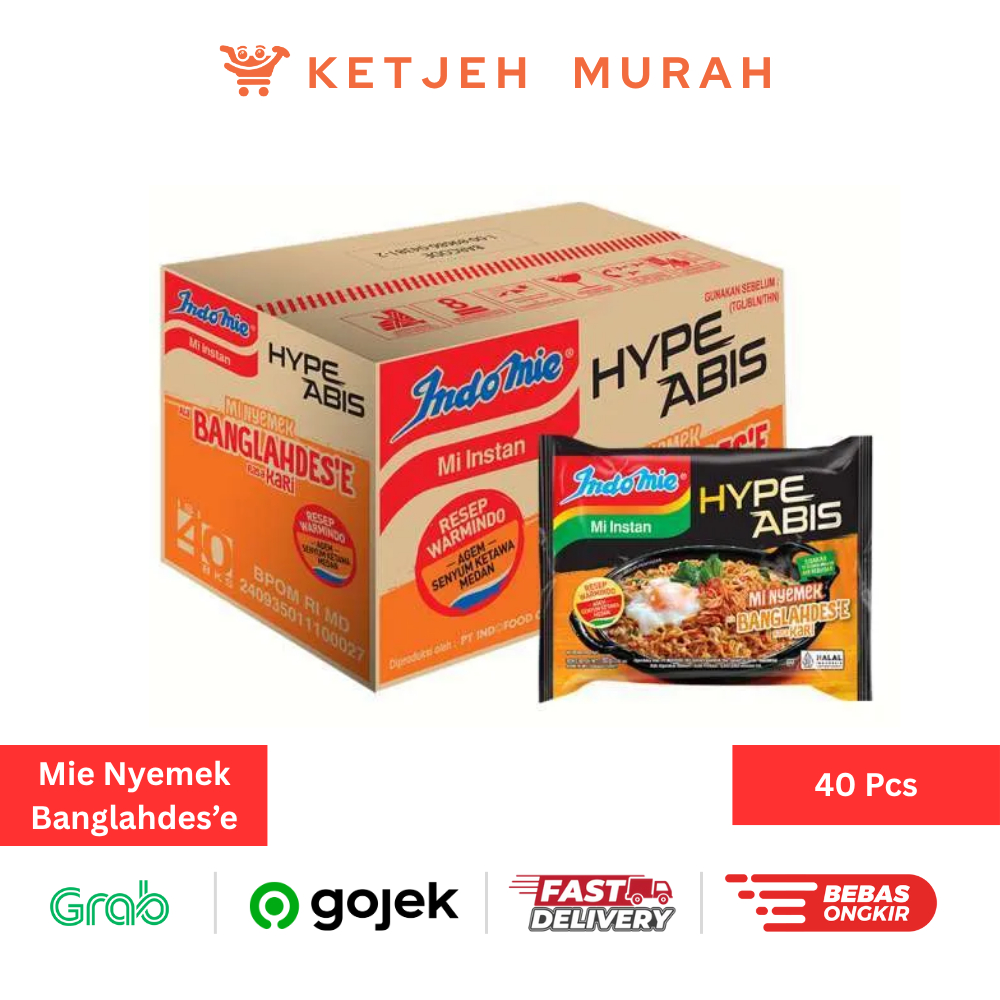 

Indomie Mie Instant Mie Nyemek ala Banglahdes rasa Kari 1 Dus isi 40 Pcs