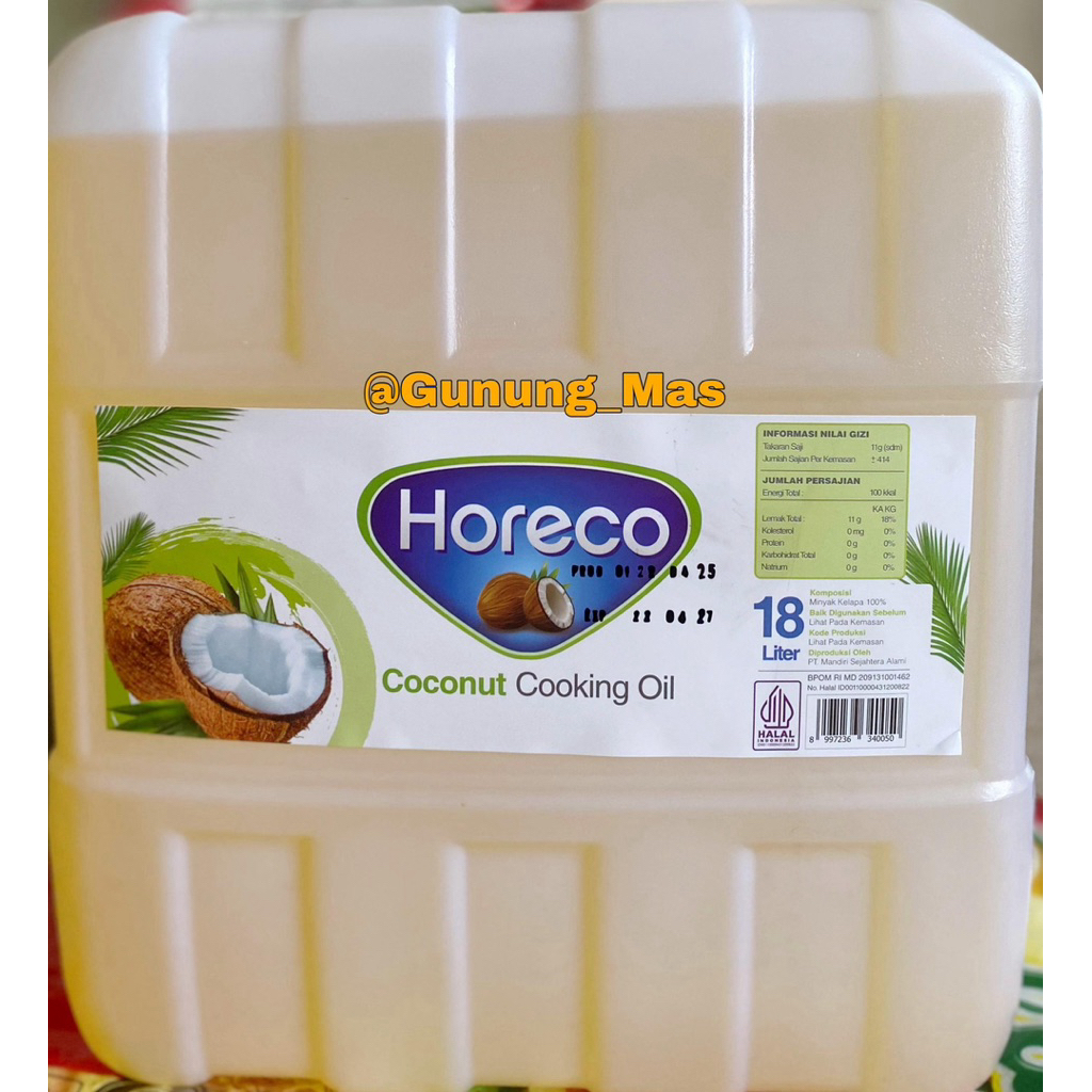 

Minyak Goreng Horeco 18 Liter Jerigen