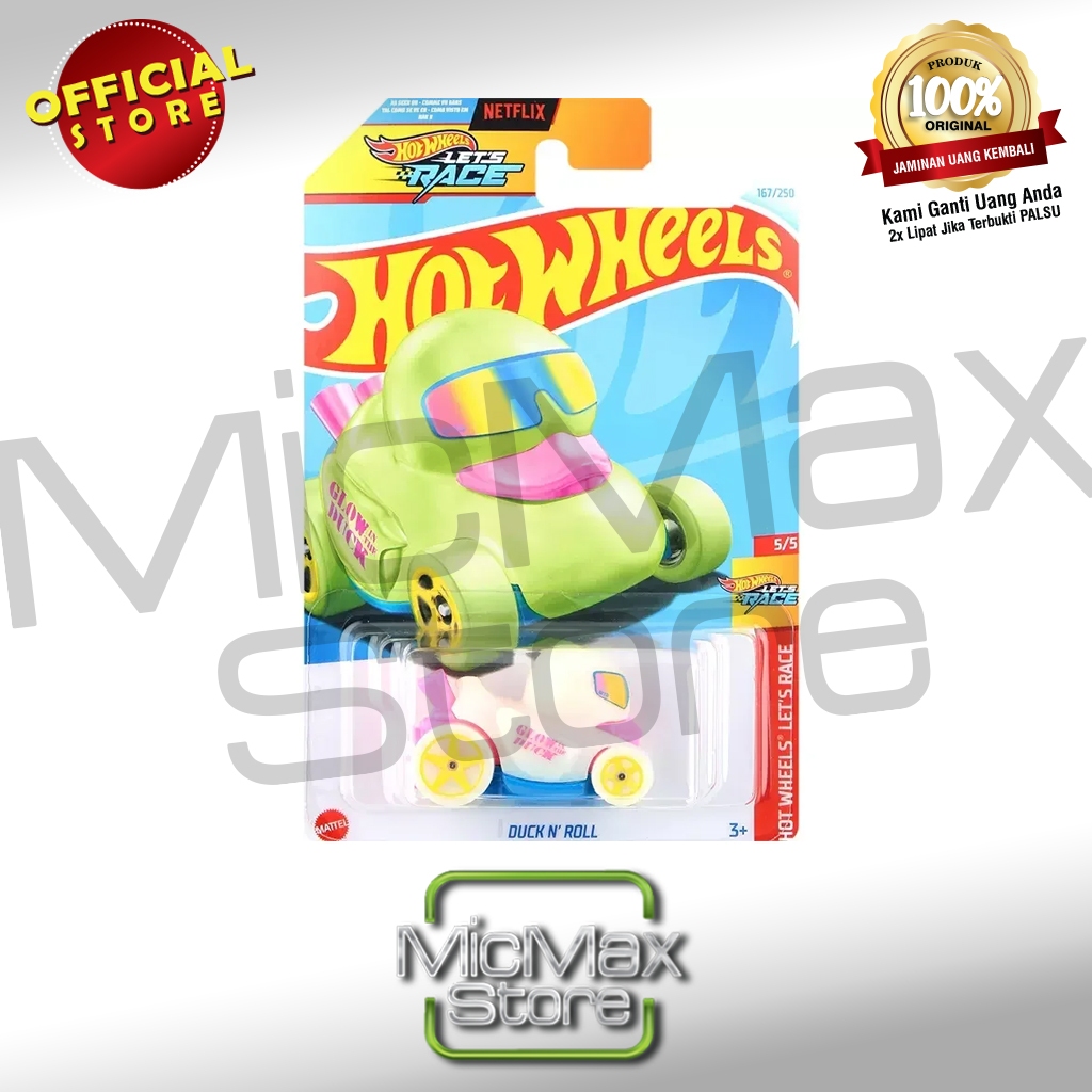 Hot Wheels HOTWHEELS Duck N Roll Let's Race HTC11