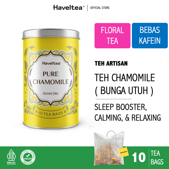 

PURE CHAMOMILE | Big Tin | Haveltea | Floral Tea | Sleep Anxiety Aid