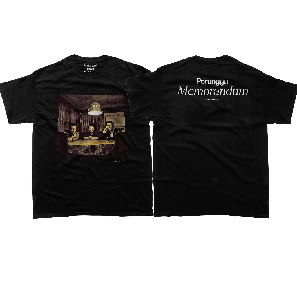 T-shirt Merchandise Band PERUNGGU 'Memorandum'