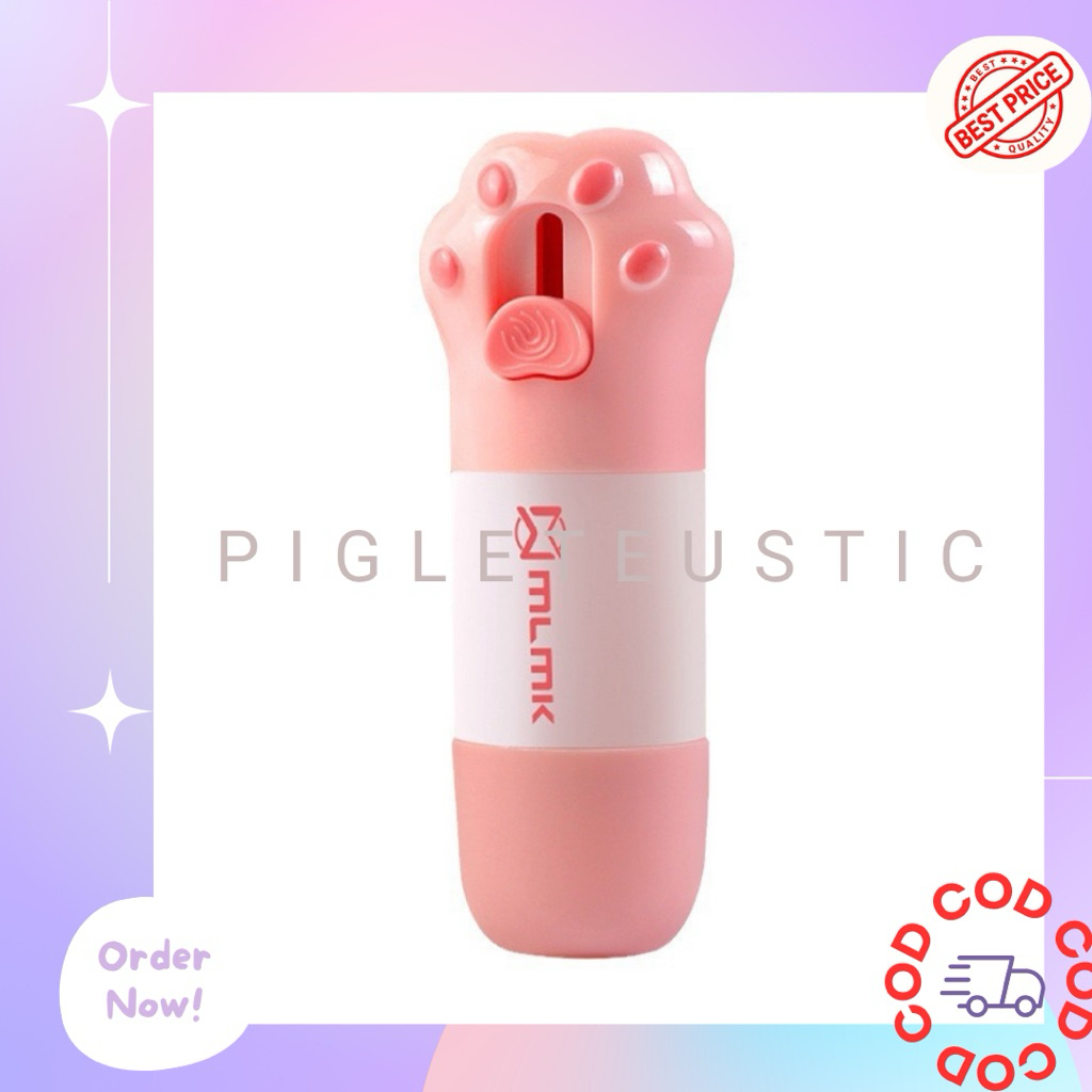 

PIGLETEUSTIC Penghapus Resi & Cutter 2 in 1 Lucu Bentuk Cakar Kucing – Alat Multifungsi untuk Paket & Kerajinan