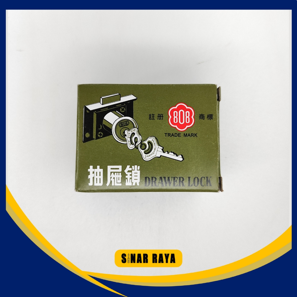 Kunci Laci 808 kecil asli / Kunci Lemari 808 Size 22 mm / Kunci Loker
