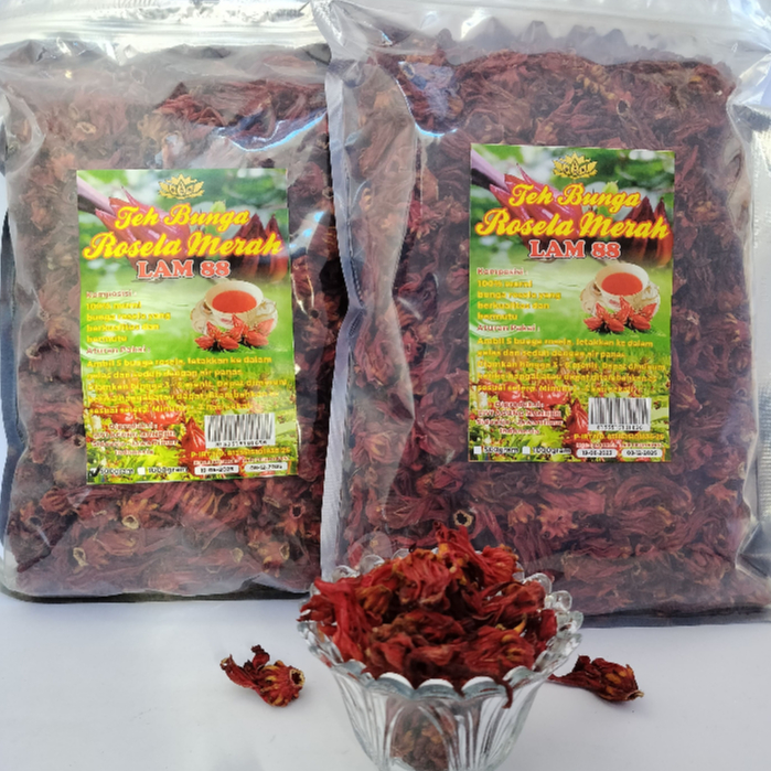 

(1KG) ROSELLA MERAH KERING KUALITAS GRADE A