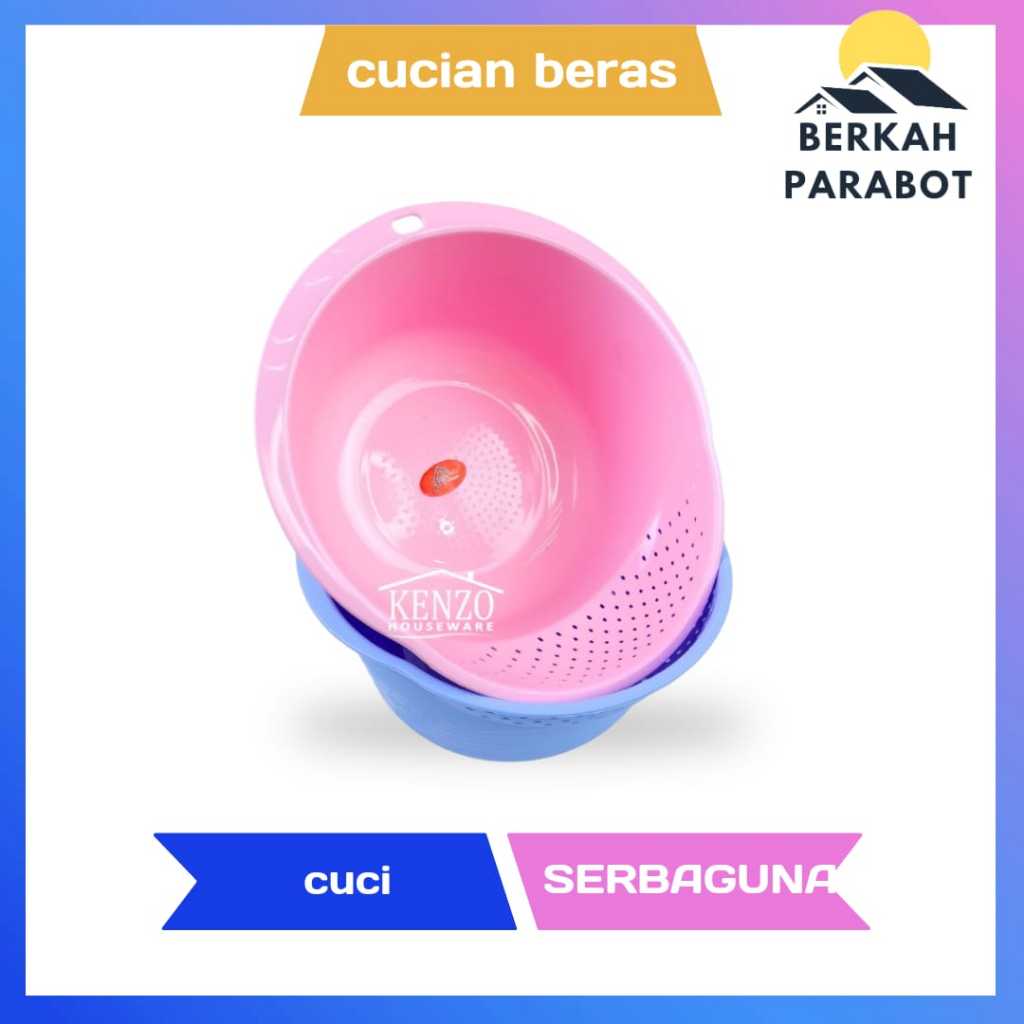 Tempat Cuci Beras Shoji Alexish / Baskom Cucian Beras Plastik