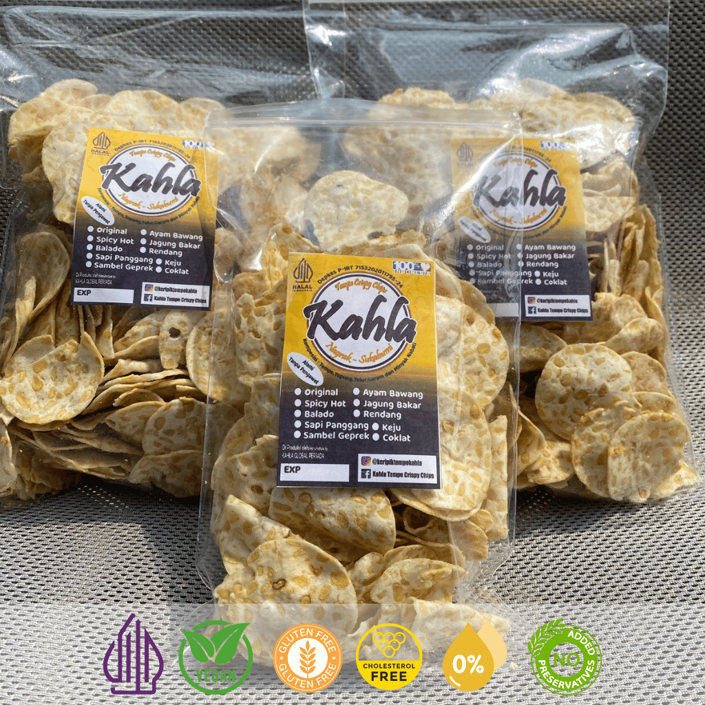 

Keripik Tempe Original 400gram Rasa Enak Gurih,Crispy Dan Sehat kemasan Lebih Besar