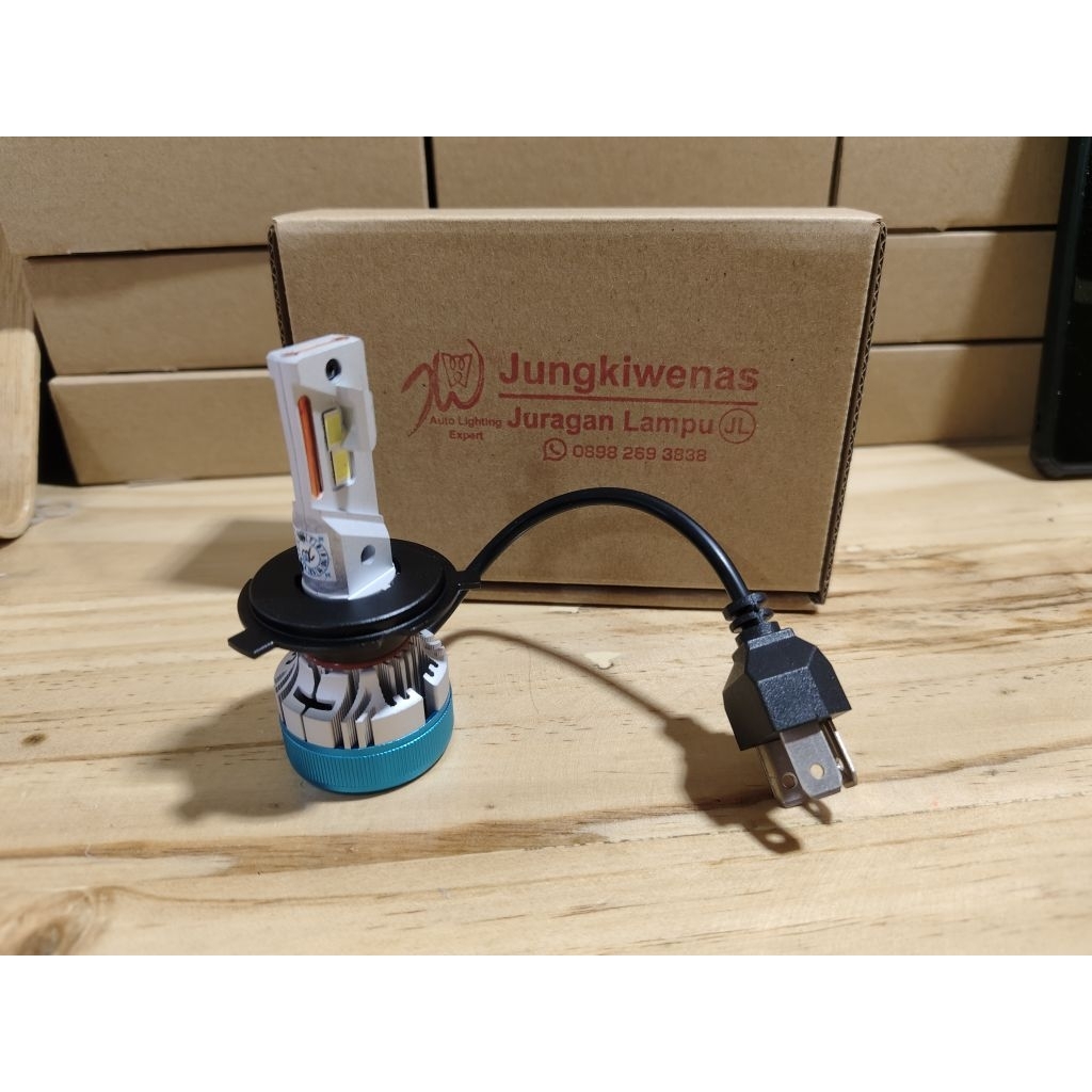 led H4 JL55 6000k atau 4300k double heat pipe tanpa bayangan gelap