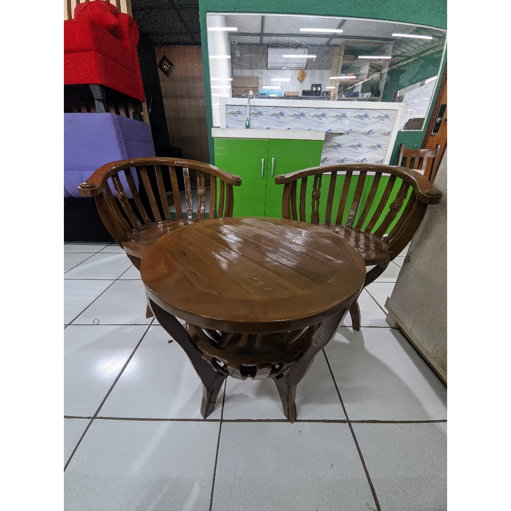 Set Kursi Kayu Jati+Meja/Kursi Jati/Kursi Kayu