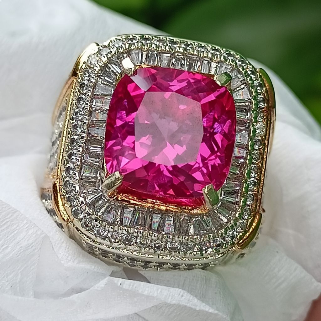CINCIN BATU PERMATA RUBY CATAM KEKERASAN 9 SKALA MONS FULL DS