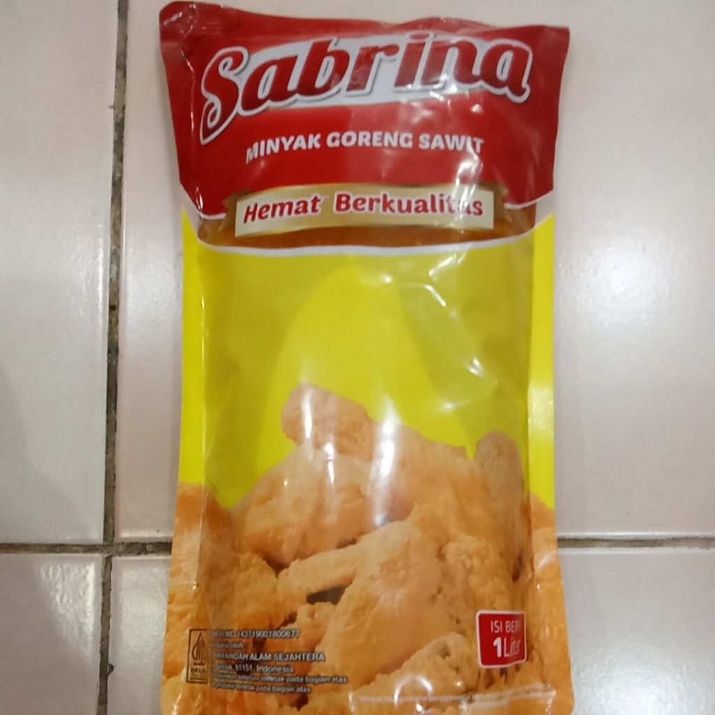 

MINYAK GORENG SABRINA 1LITER
