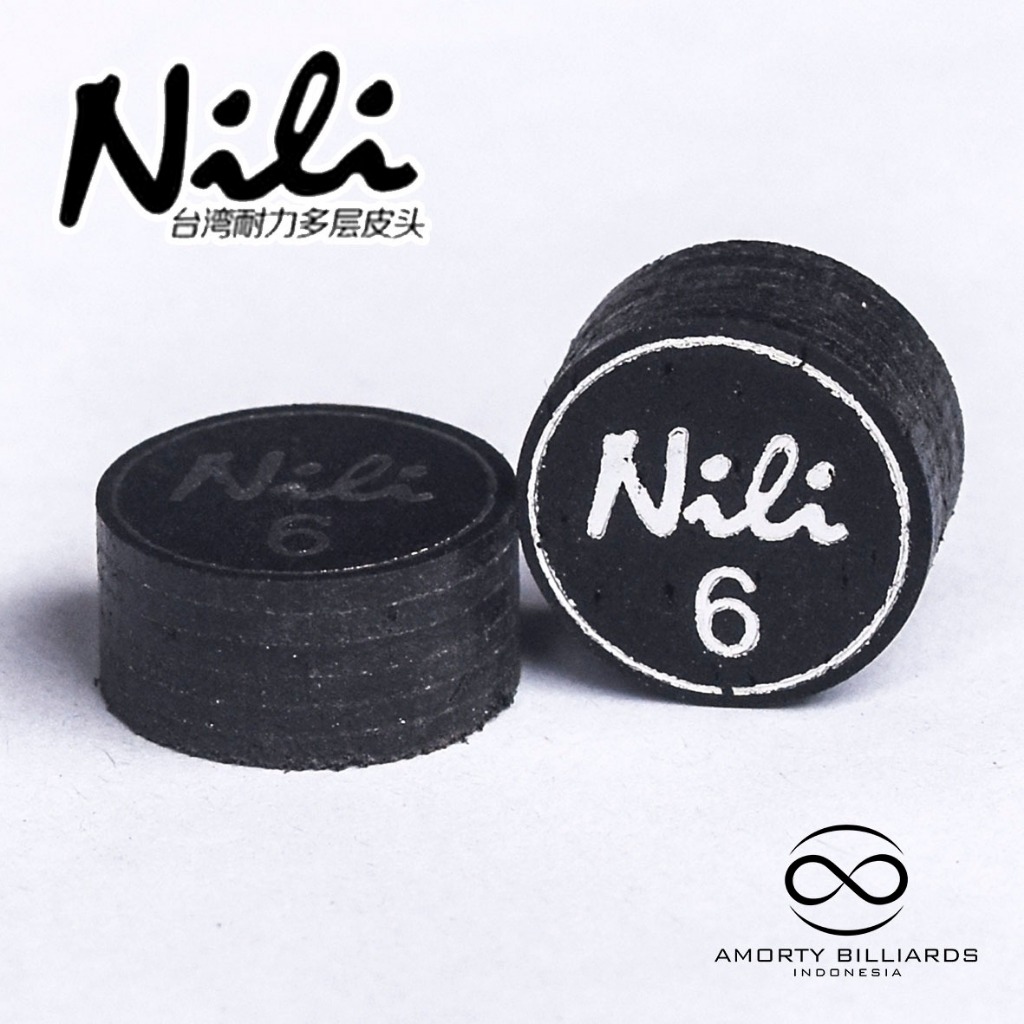 Nili Black Cue Tip / Tip Play Billiard