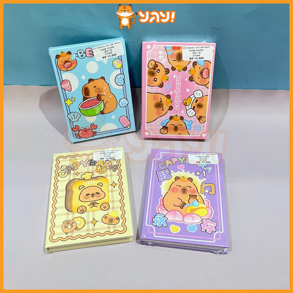 

YAY! NOTEBOOK A6 CAPYBARA HARD COVER