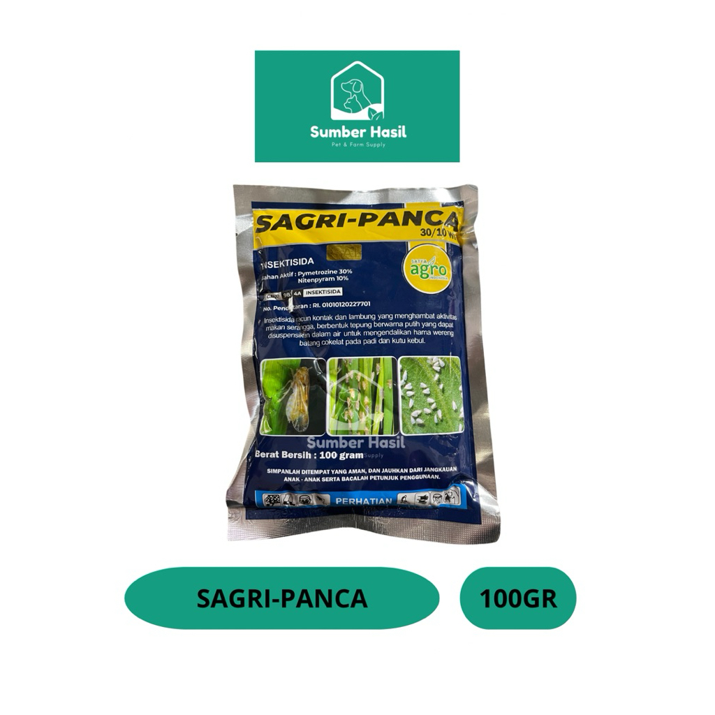 SAGRI PANCA 100GRAM INSEKTISIDA OBAT SERANGGA WERENG SAGRI-PANCA ORIGINAL