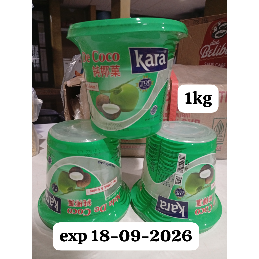 

KARA NATA DE COCO 1 KG KEMASAN EMBER TERMURAH