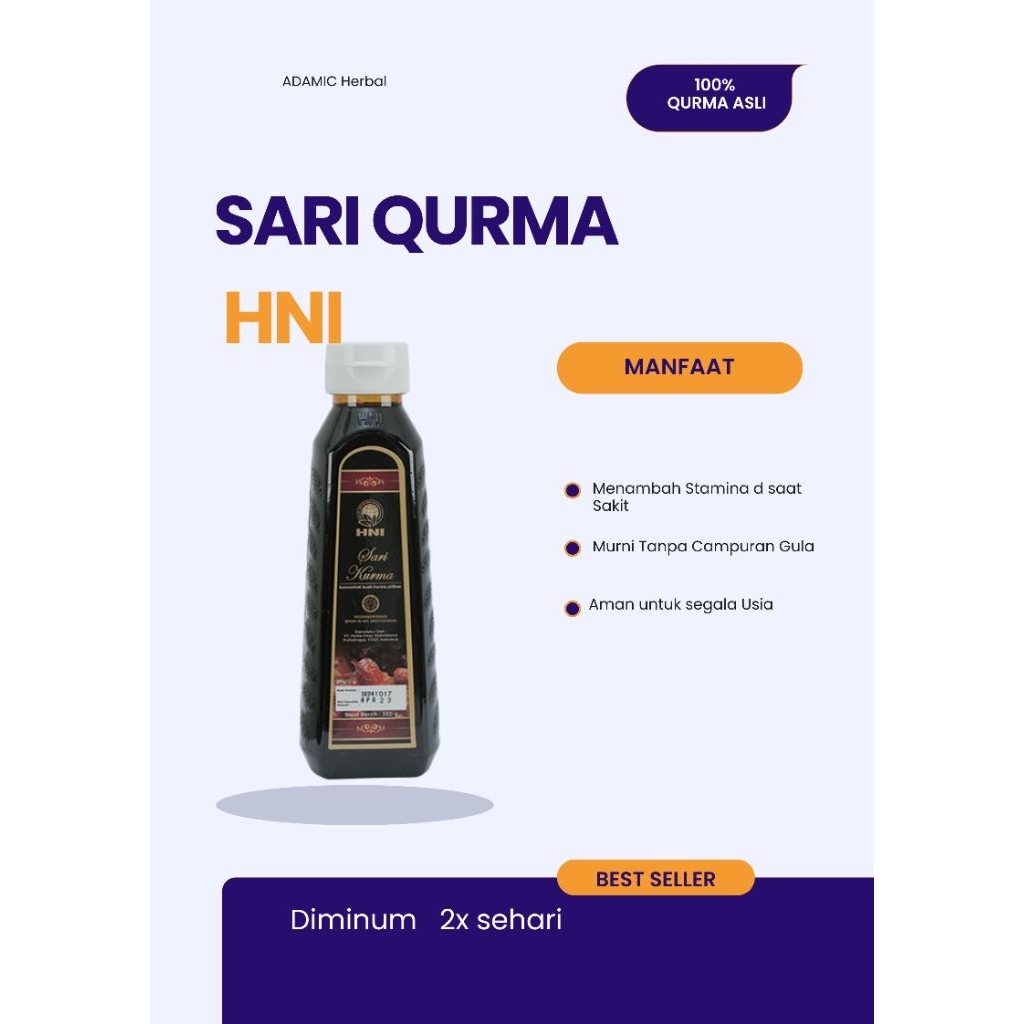 

Sari Kurma Sarkum Produk Halal Network International HNI Produk Herbal Suplemen Harian Nutrisi Untuk Stamina Daya Tahan Tubuh Obat Tipus